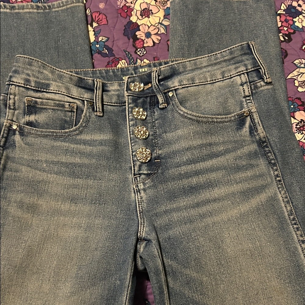 White House Black Market Light Blue High Rise Jeans